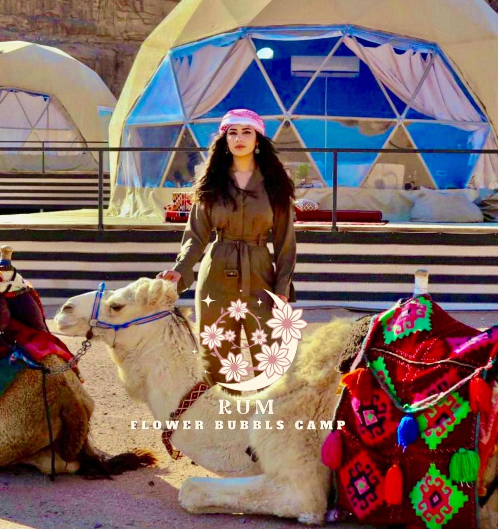 Rum Flower Bubbles Luxury Camp Wadi Rum Exterior foto