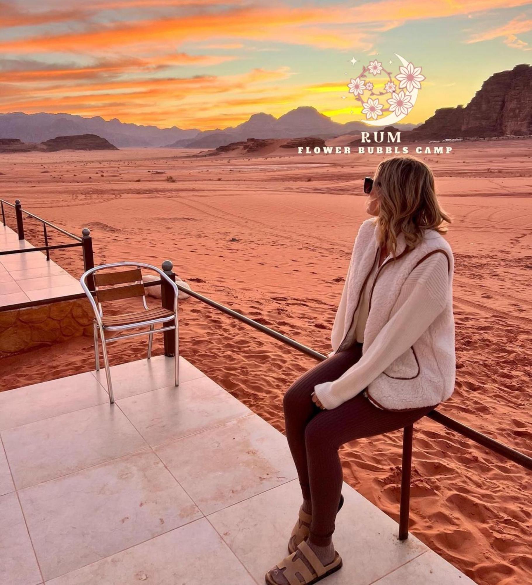 Rum Flower Bubbles Luxury Camp Wadi Rum Exterior foto
