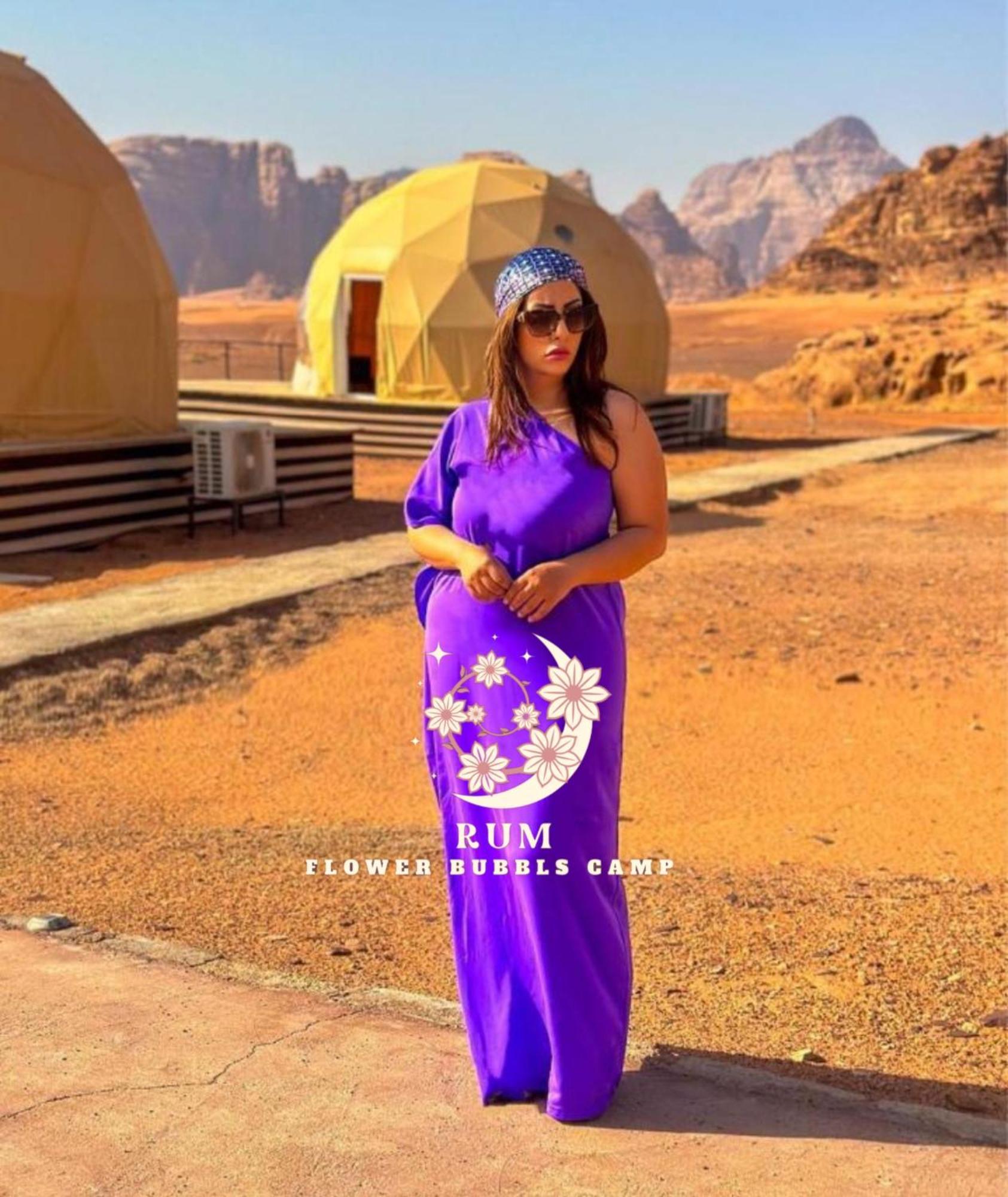 Rum Flower Bubbles Luxury Camp Wadi Rum Exterior foto