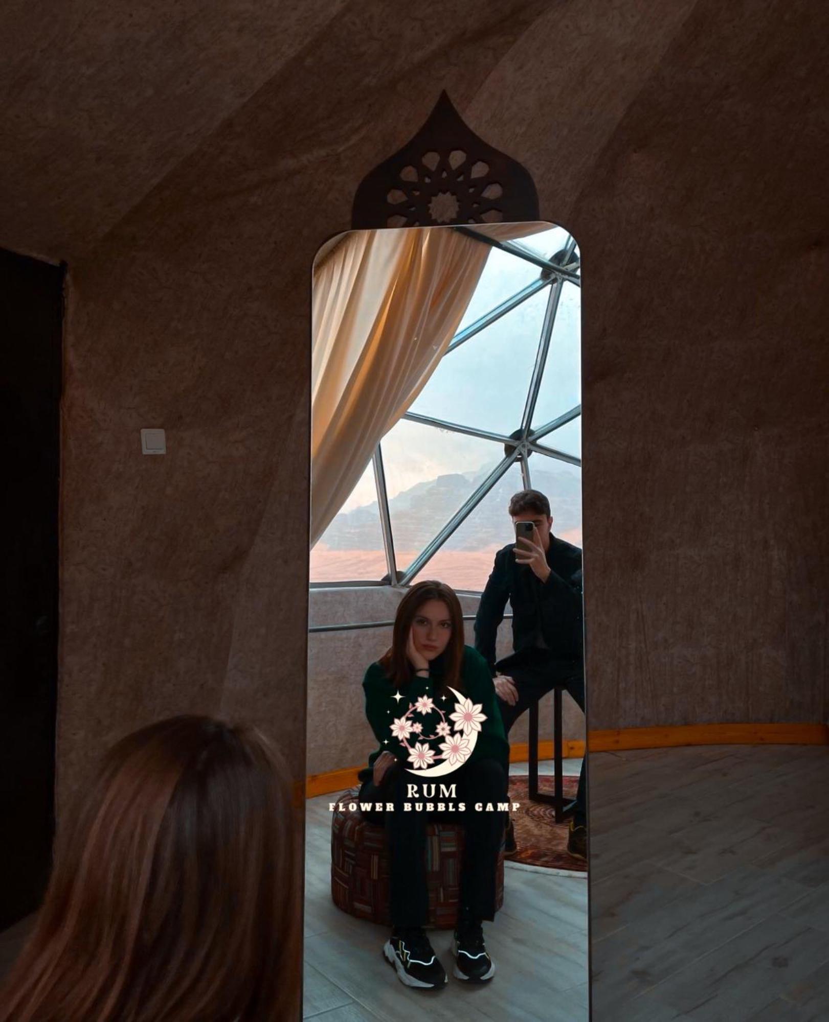 Rum Flower Bubbles Luxury Camp Wadi Rum Exterior foto