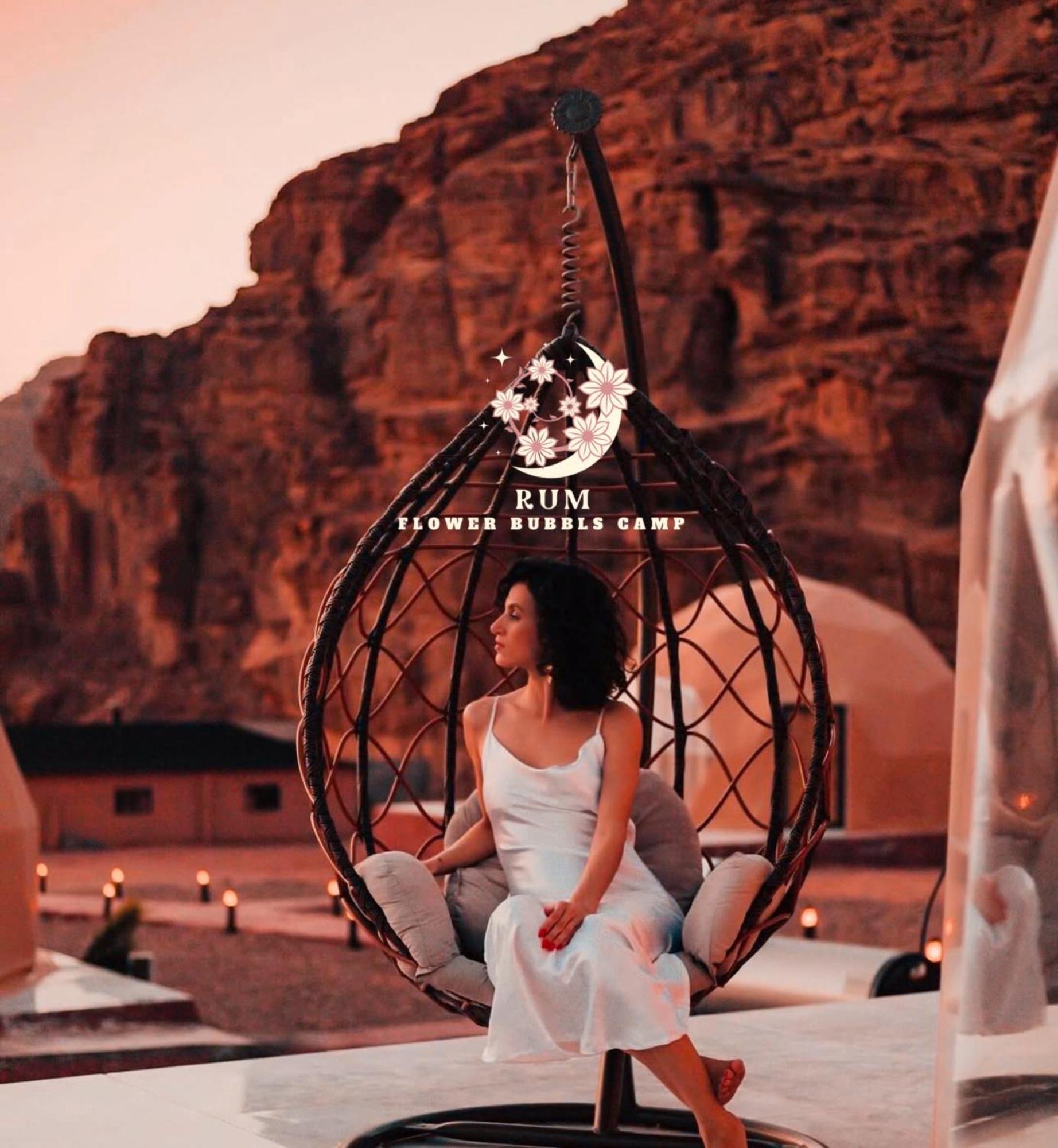 Rum Flower Bubbles Luxury Camp Wadi Rum Exterior foto